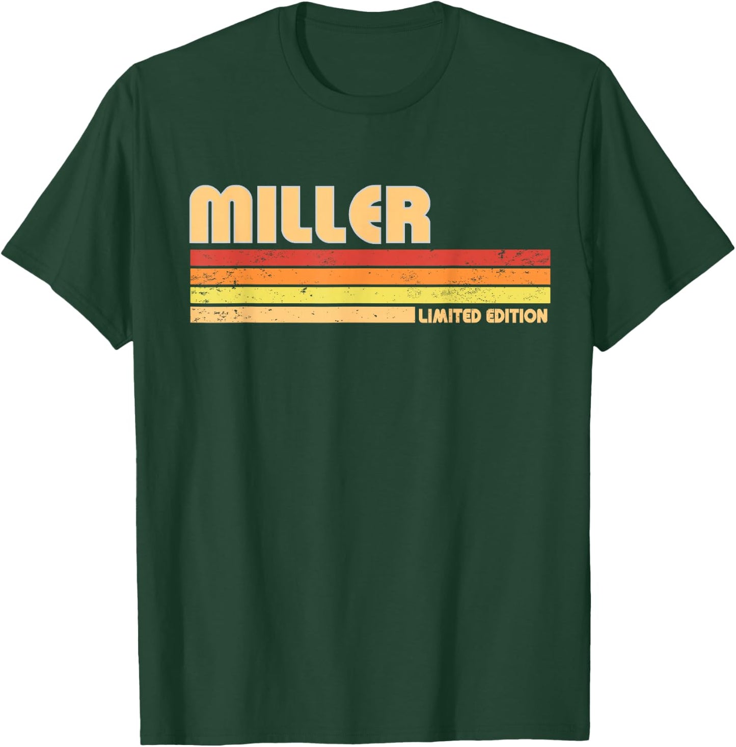 MILLER Funny Personalized Title Profession Birthday Idea T-Shirt - T-Shirt | Forest