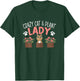 Crazy Cat And Plant Lady Gardening Lover Kitten Owner T-Shirt - T-Shirt | Forest