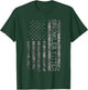 Funny Job Title Worker American Flag Sprinkler Fitter Men T-Shirt - T-Shirt | Forest