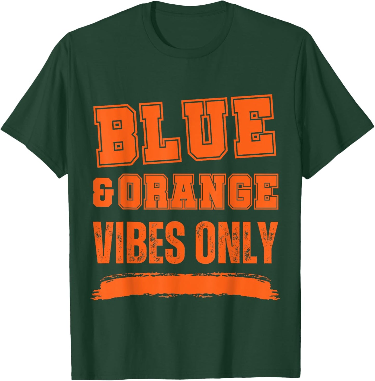 Blue and Orange Game Day T-Shirt - T-Shirt | Forest