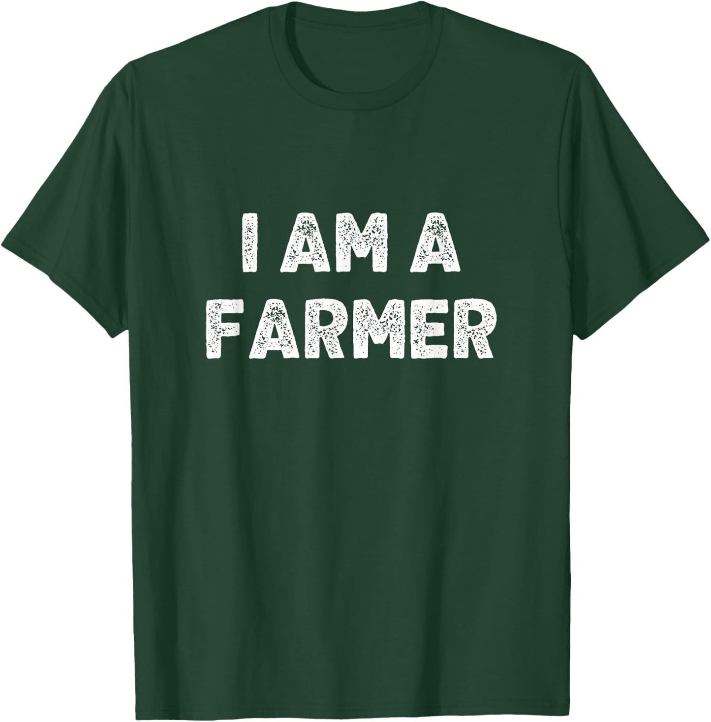 I Am A Farmer Halloween I'm Simple Costume Easy T-Shirt - T-Shirt | Forest