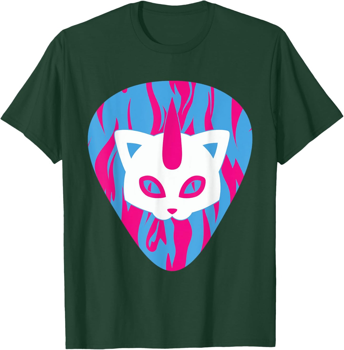 Miraculous Ladybug Glam Rock Kitty Section Guitar Pick T-Shirt - T-Shirt | Forest