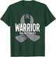 Warrior Brain Cancer Awareness T-Shirt - T-Shirt | Forest