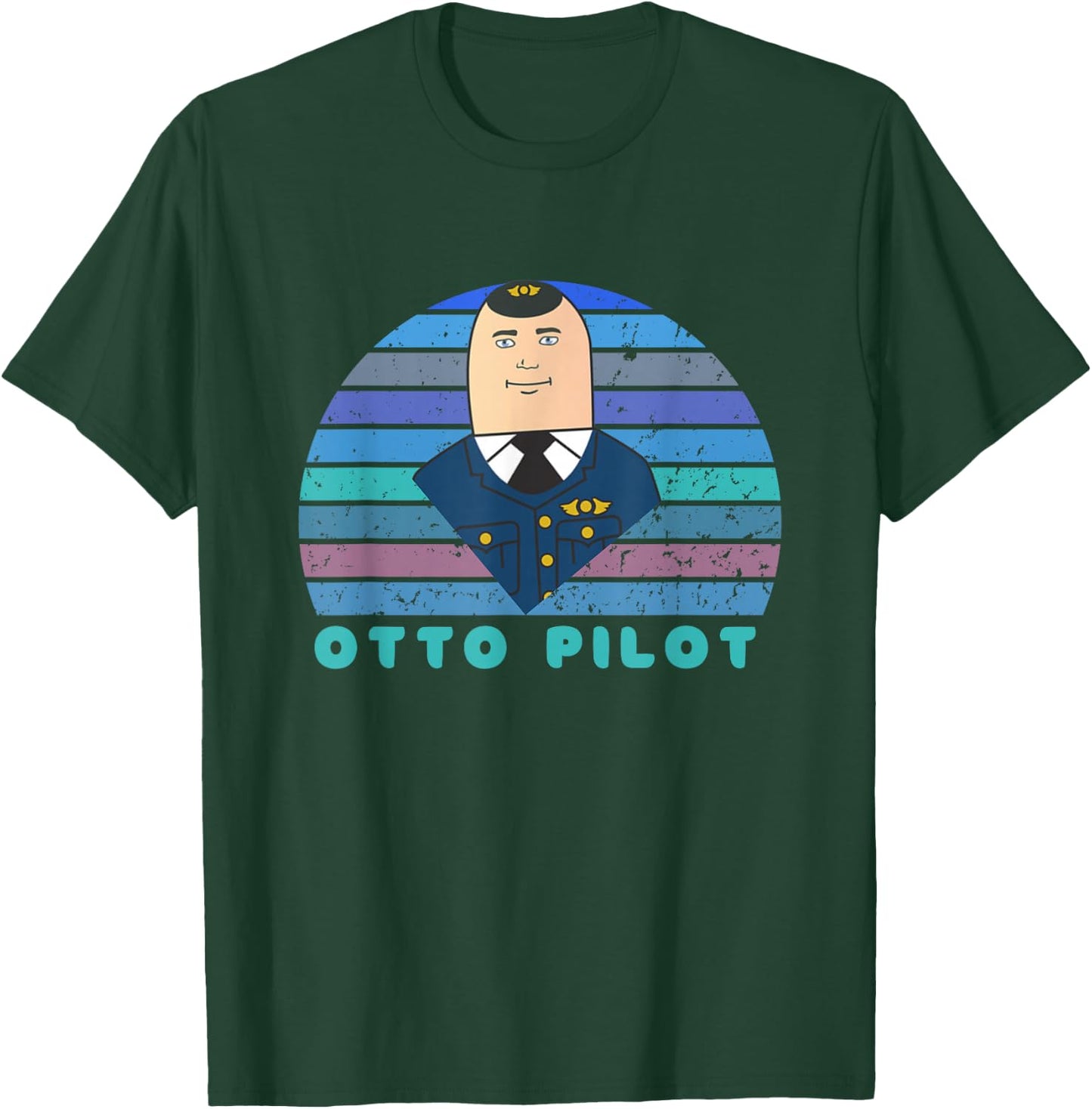 Airplane! Movie Shirt, Classic Cinema, Otto Pilot, Movies T-Shirt - T-Shirt | Forest