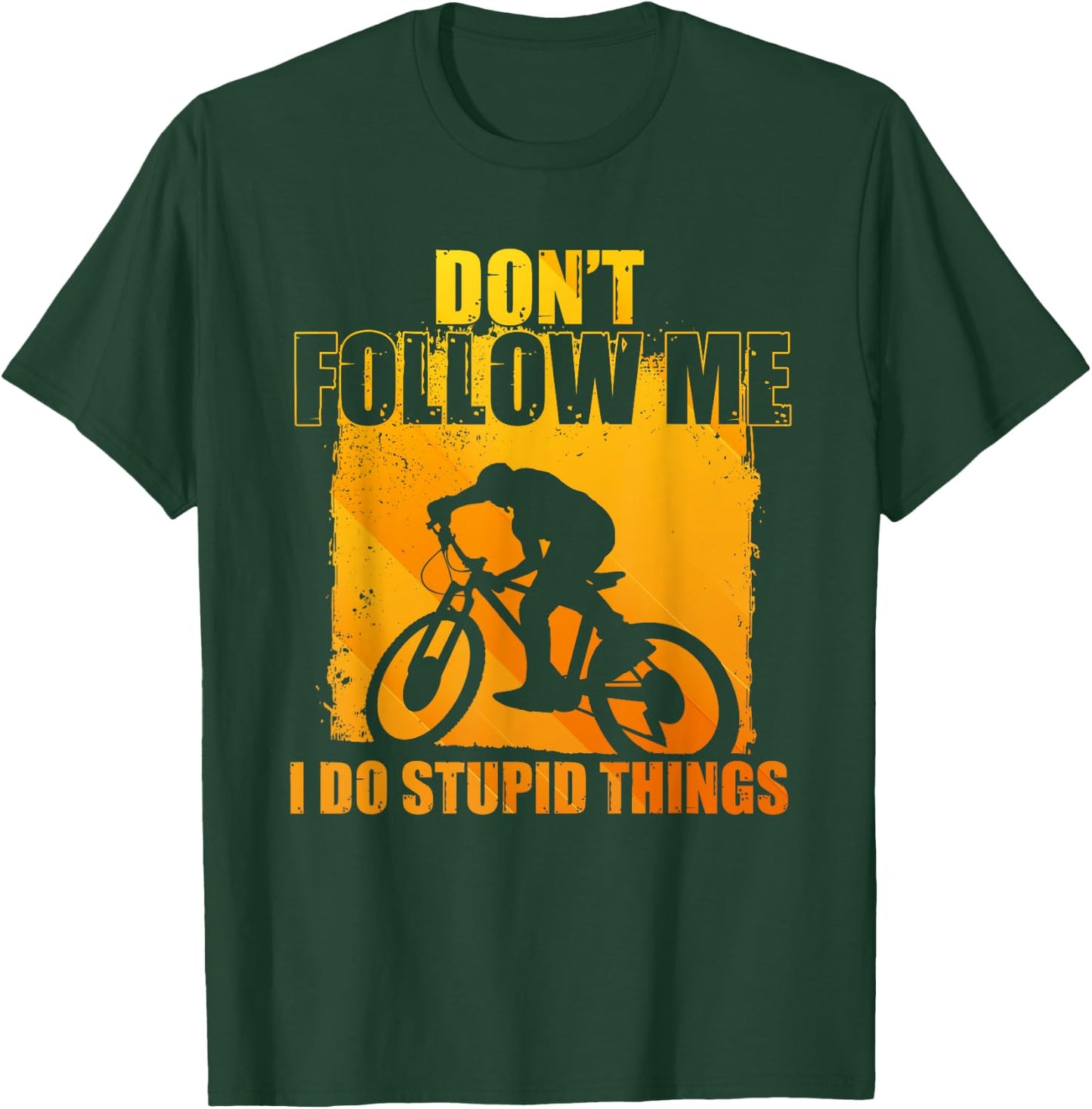 Funny Mountain Biking Art Women Cycling Downhill MTB T-Shirt - T-Shirt | Forest