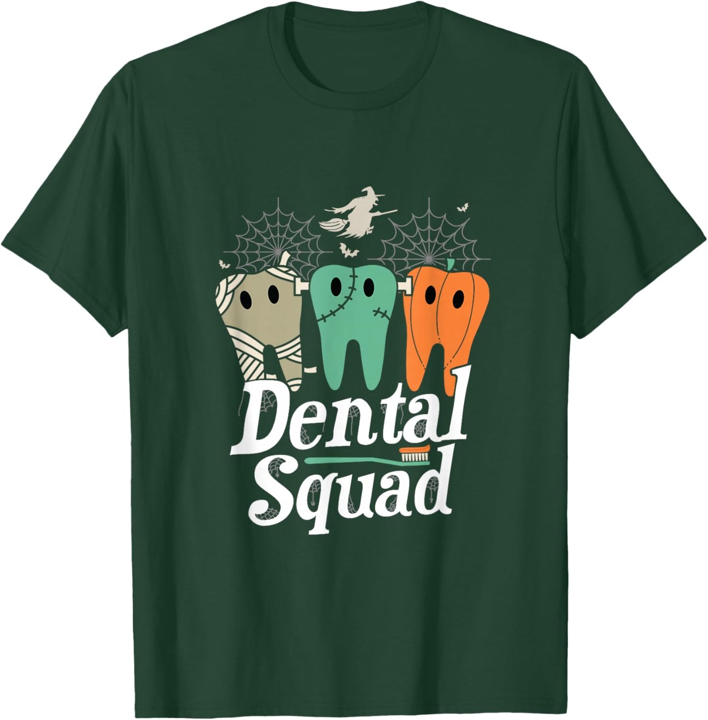 Dental Squad Halloween Costume Trick Or Treat Dentist T-Shirt - T-Shirt | Forest