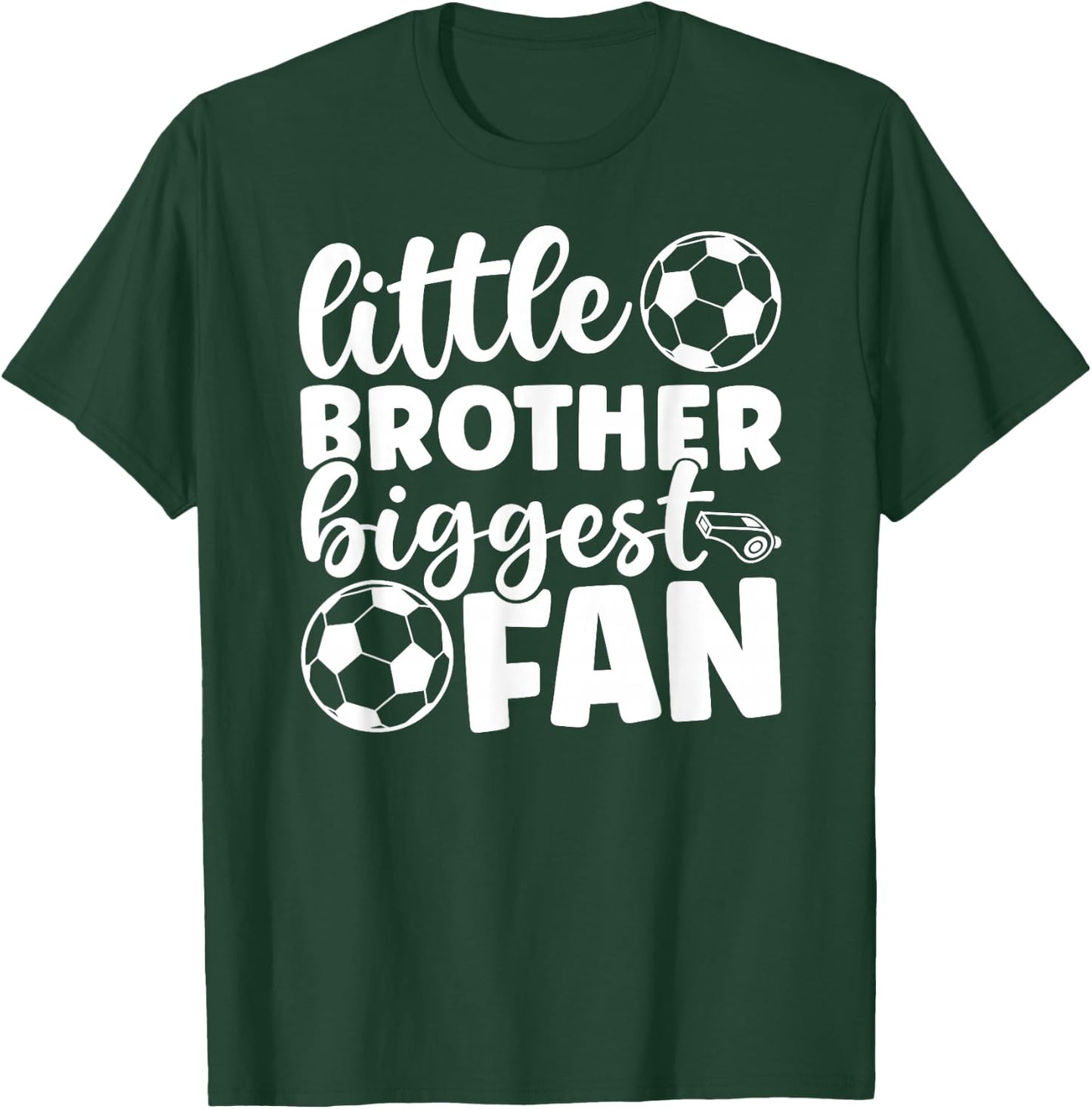 Little Brother Soccer Brother Of A Soccer Player Soccer Bro T-Shirt - T-Shirt | Forest