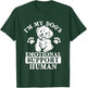 I'm My Dog's Emotional Support Human - Maltese Dog Lover T-Shirt - T-Shirt | Forest