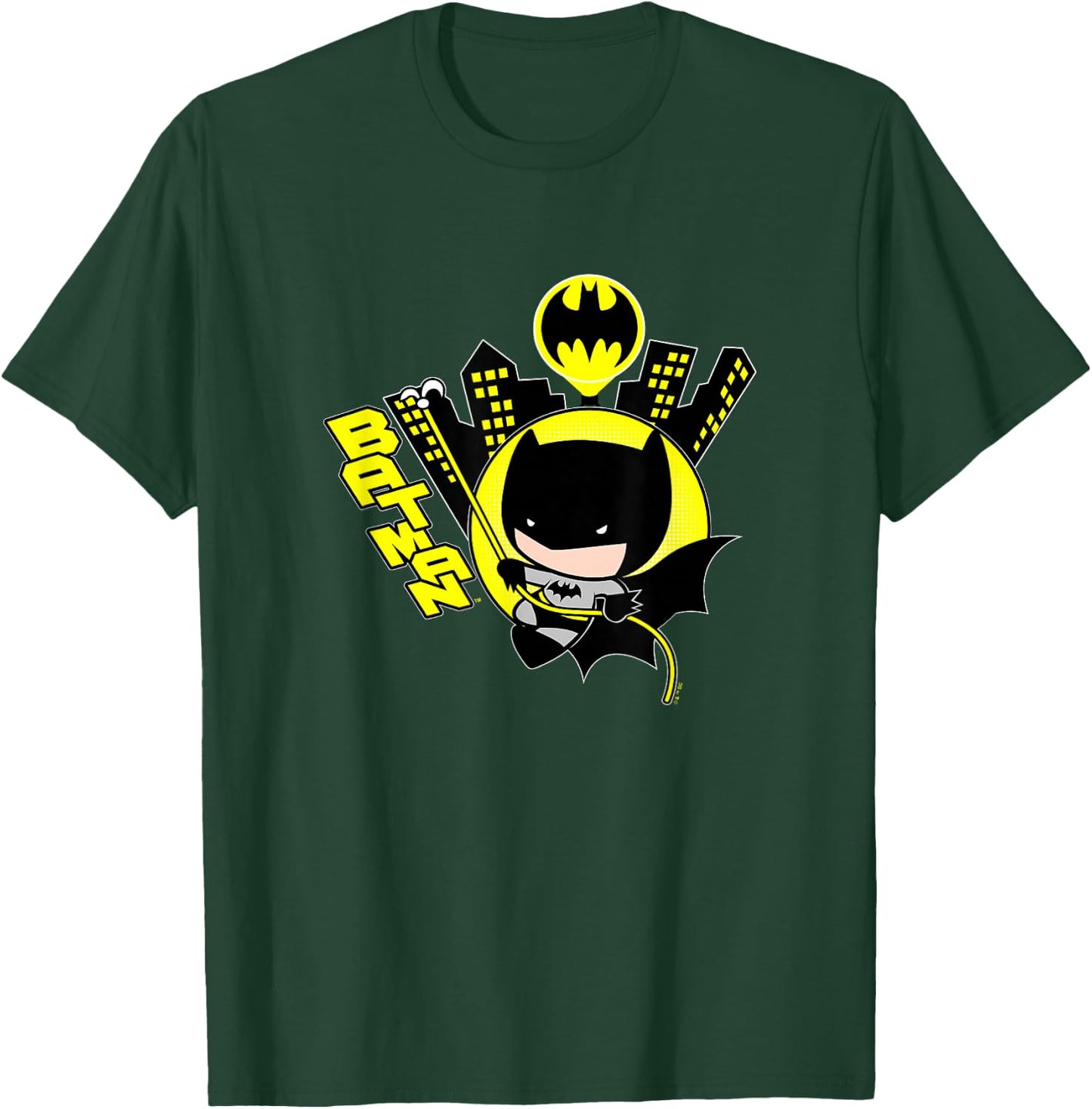 DC Comics Batman Vintage Cute Chibi Gotham Hero T-Shirt - T-Shirt | Forest