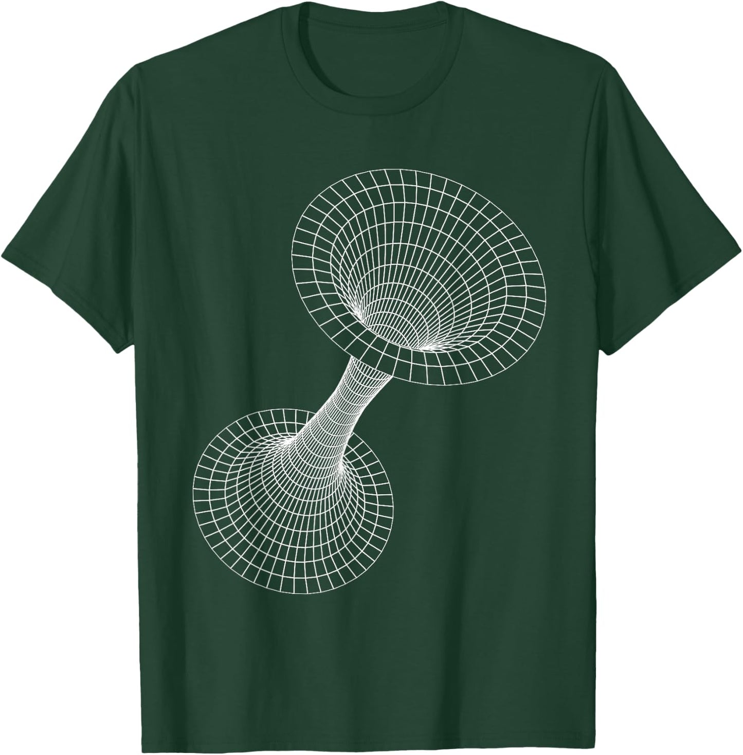 Wormhole Physics Wireframe Space Universe Physics Science T-Shirt - T-Shirt | Forest