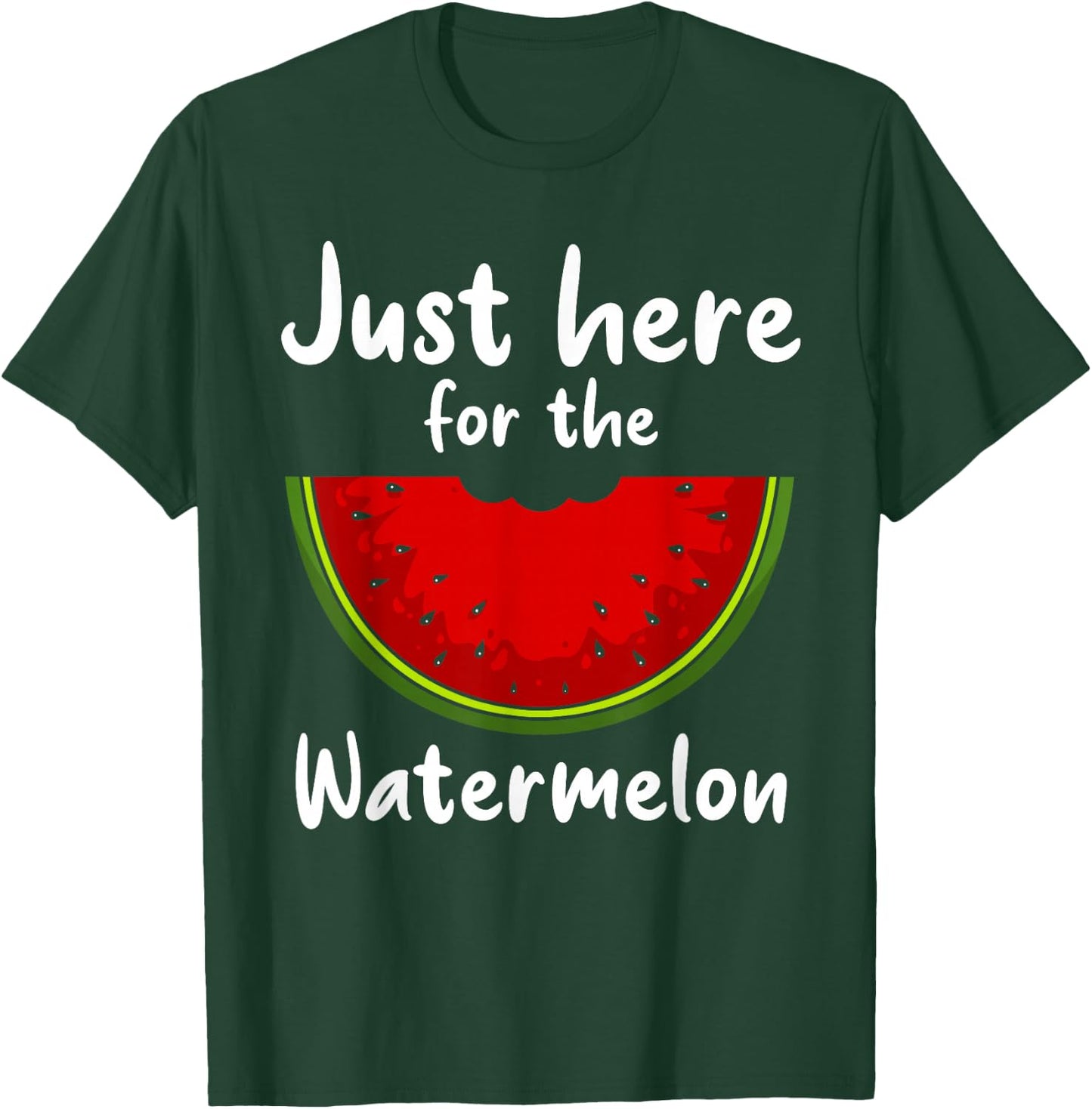 Funny Watermelon Design Women Watermelon Wedge Fruit T-Shirt - T-Shirt | Forest