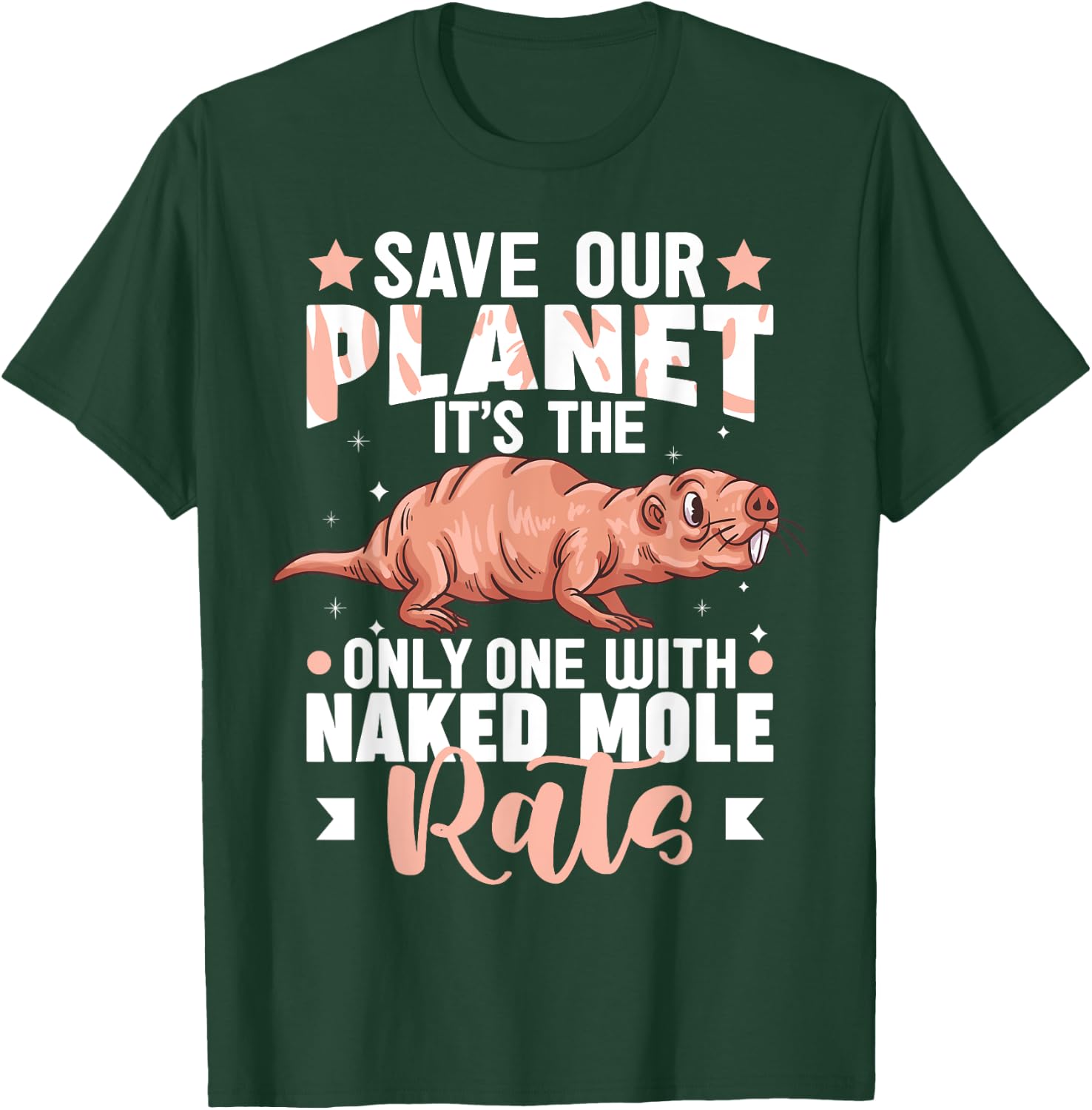 Naked Mole Rat Animals African Rodent T-Shirt - T-Shirt | Forest