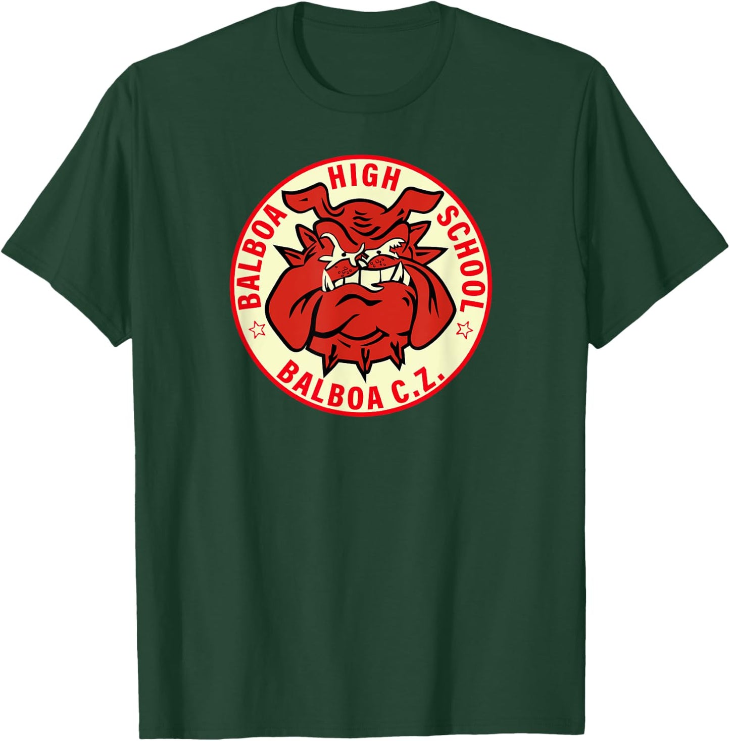 Balboa High School former Panama Canal Zone Bulldog Mascot Women T-Shirt - T-Shirt | Forest