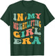 In My Weightlifting Girl Era Groovy Gym Weightlifter T-Shirt - T-Shirt | Forest