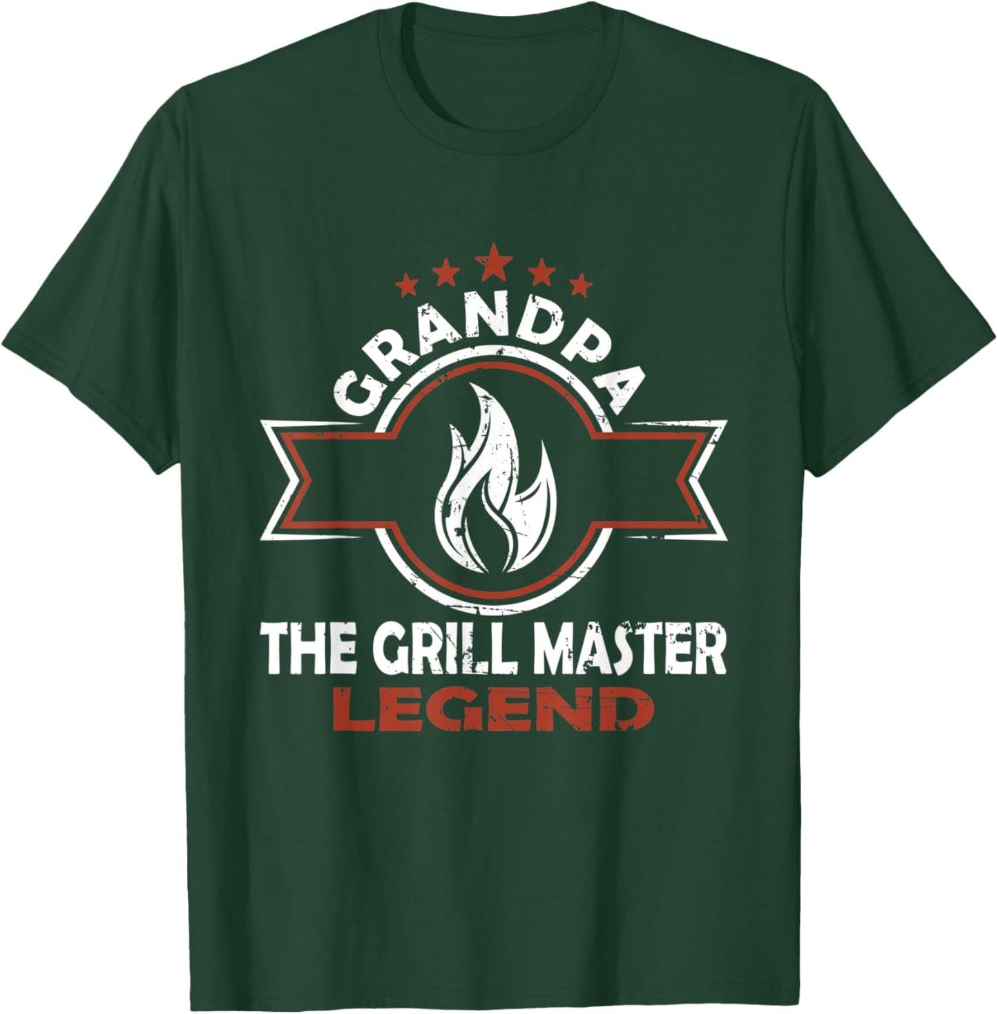 Grandpa the Grillmaster Legend T-Shirt - T-Shirt | Forest