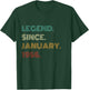70 Years Old Legend Since January 1956 70th Birthday T-Shirt - T-Shirt | Forest