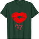 Drag Hag Queen Support Pride Lips Parade Ally T-Shirt - T-Shirt | Forest