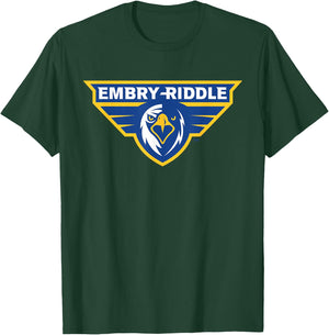 Embry Riddle University Eagles | Official NCAA | NCAFEMB001 T-Shirt - T-Shirt | Forest