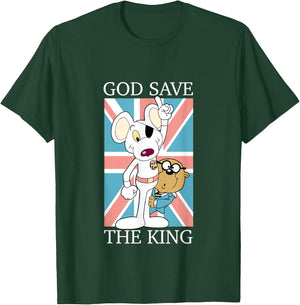 Danger Mouse God Save The King Union Jack T-Shirt - T-Shirt | Forest