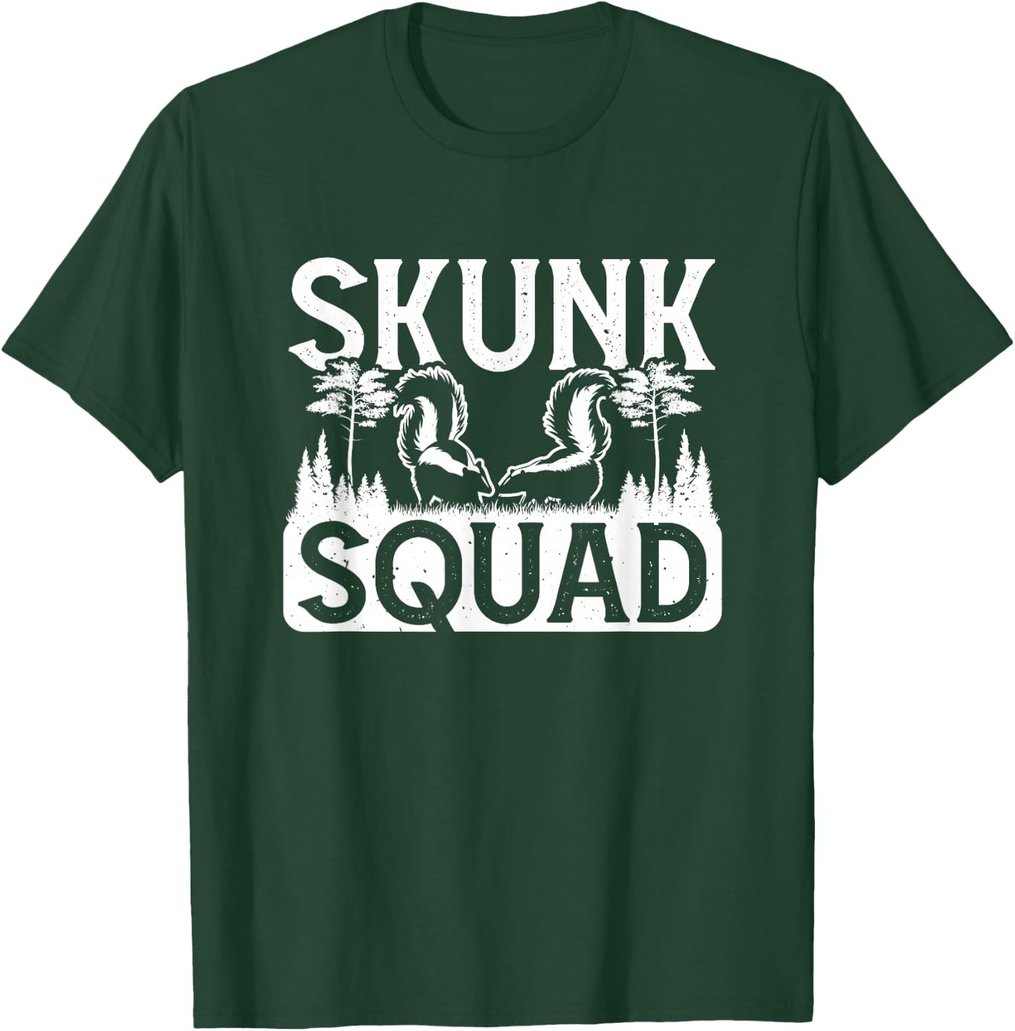 Skunk Squad Funny Skunk Animal Lovers T-Shirt - T-Shirt | Forest