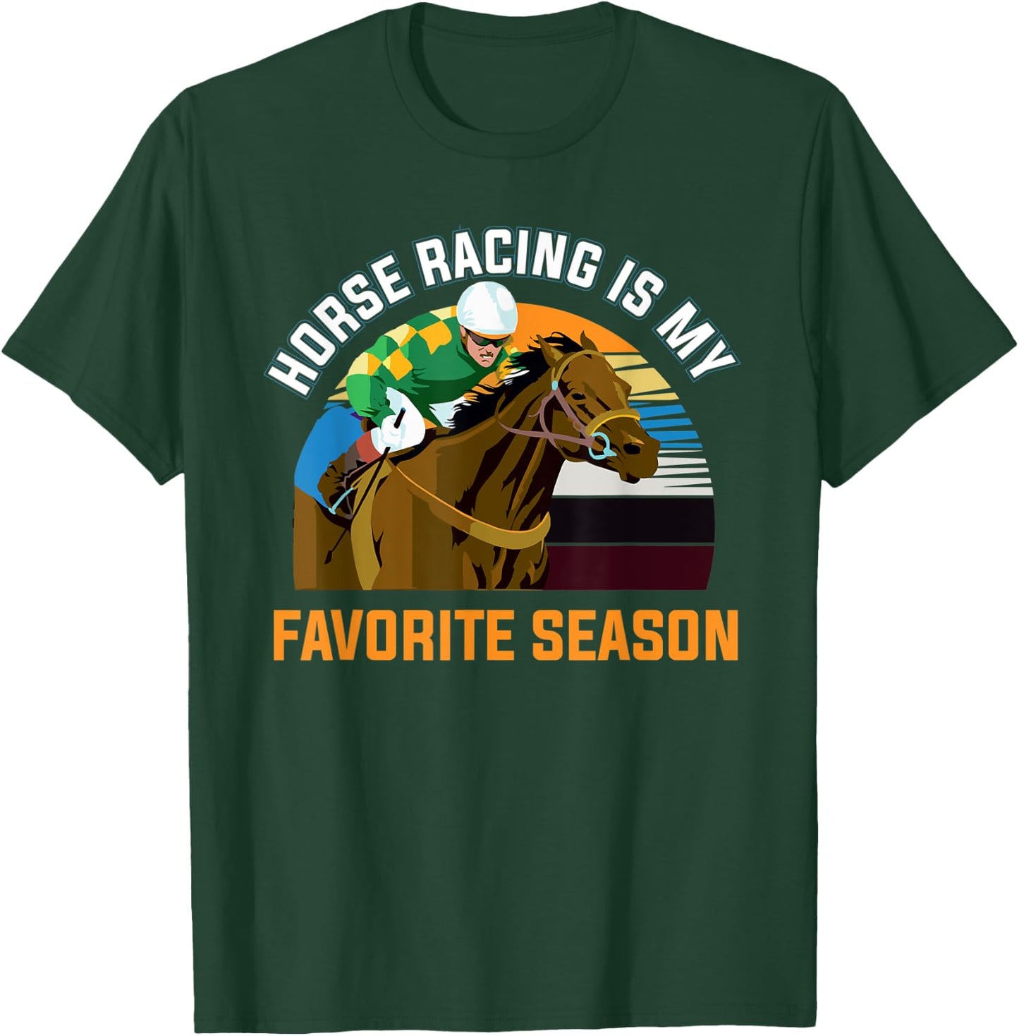 Horse Racing is Calling, Race Track Horses Dad T-Shirt - T-Shirt | Forest