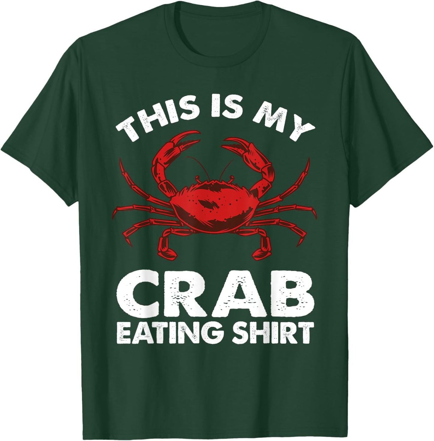 Cool Crab Women Crab Eating Crab Boil Lover Crabs T-Shirt - T-Shirt | Forest