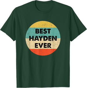 Hayden Name T-Shirt - T-Shirt | Forest