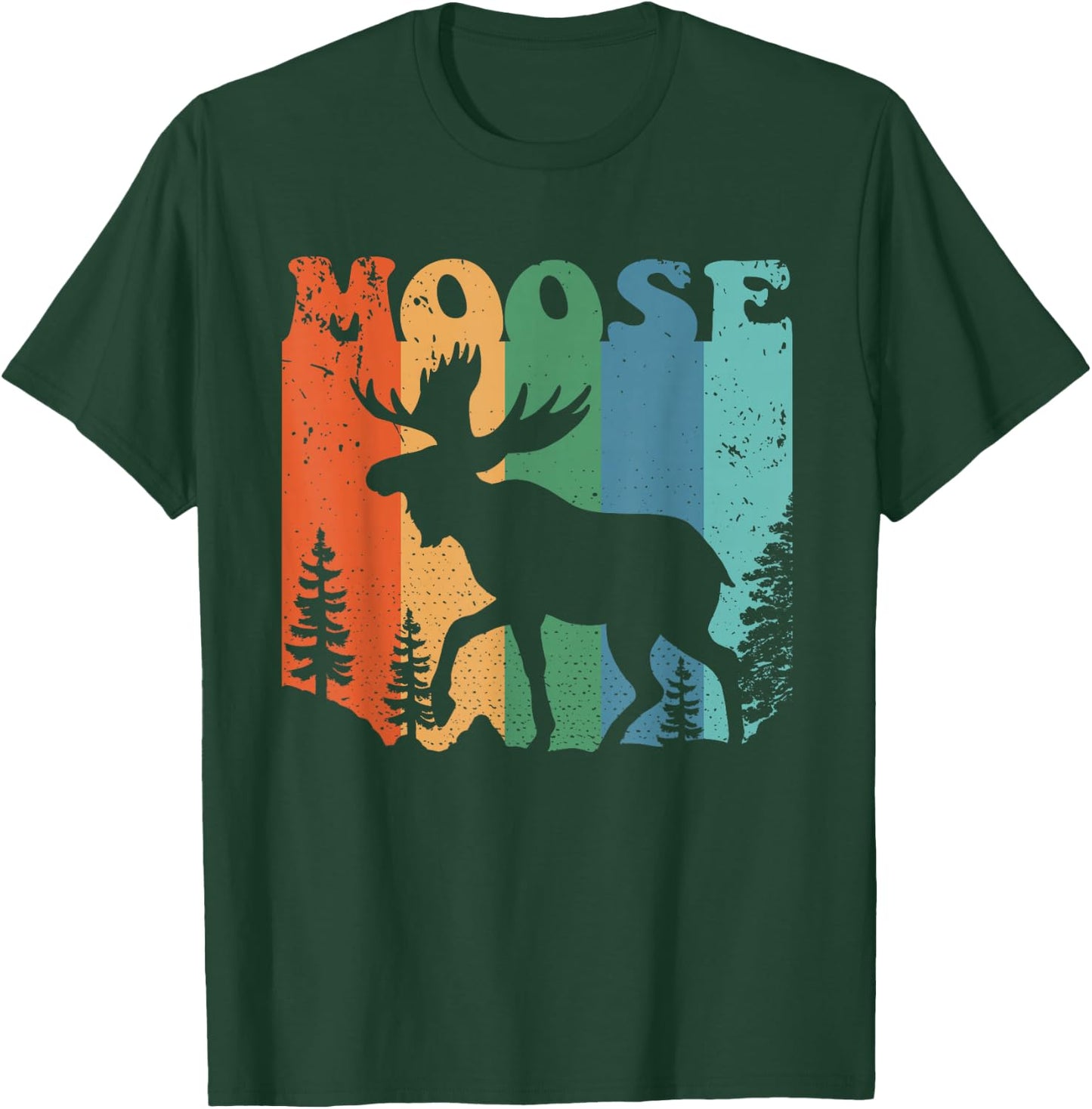 Moose Men Women Kids T-Shirt - T-Shirt | Forest