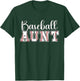Baseball Aunt Of A Baseball Player Aunt Baseball Auntie T-Shirt - T-Shirt | Forest