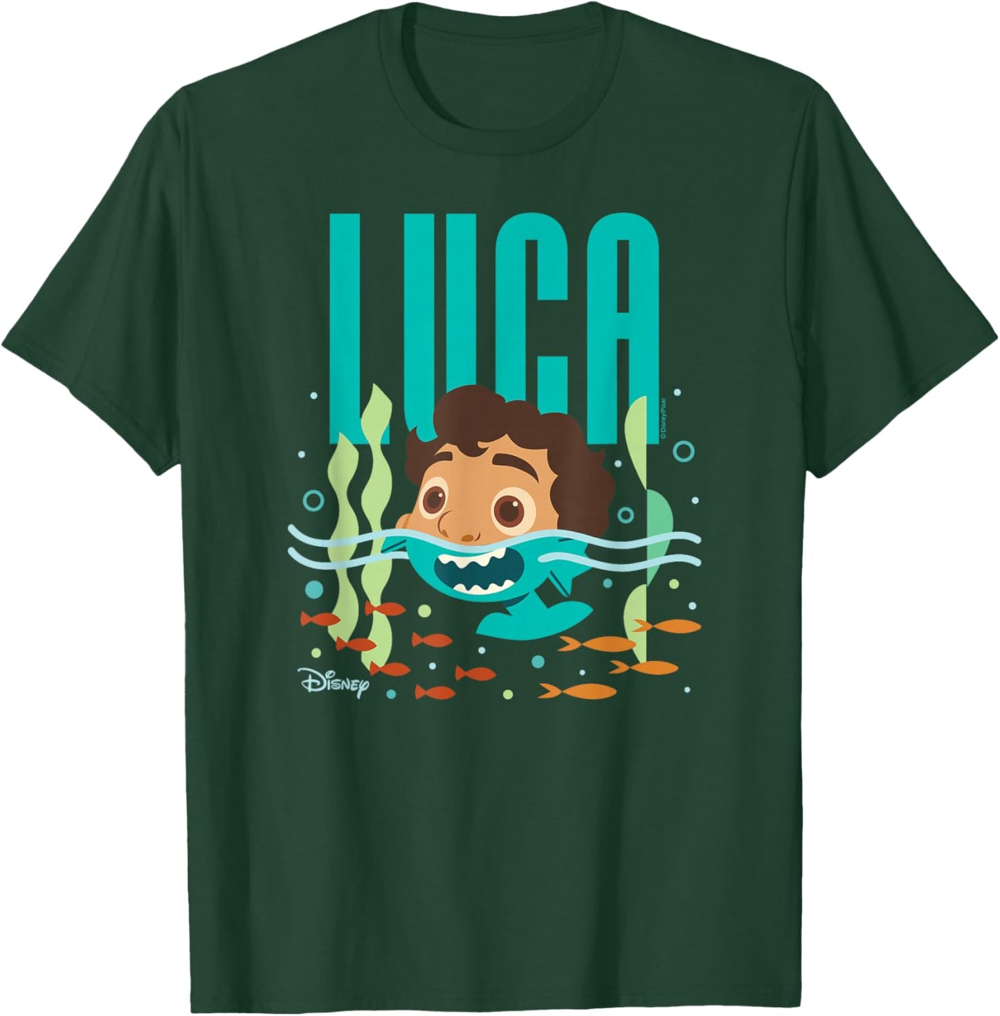Luca - Half Human Half Sea Monster Luca T-Shirt - T-Shirt | Forest