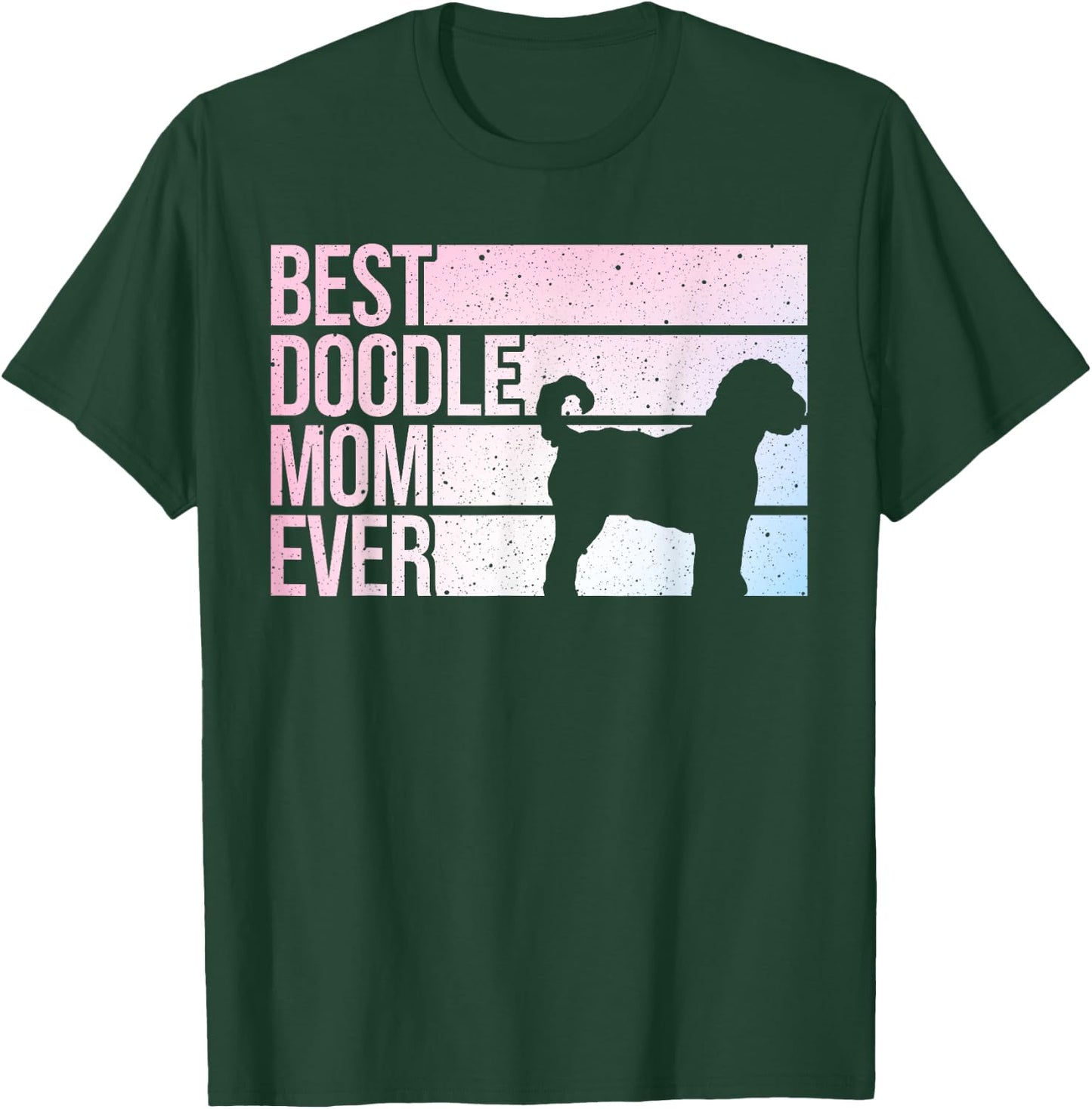 Cool Doodle Mom Art Women Girl Aussiedoodle Goldendoodle Dog T-Shirt - T-Shirt | Forest
