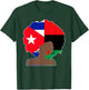 Puerto Rican African Black Woman Afro Hair Pride History T-Shirt - T-Shirt | Forest