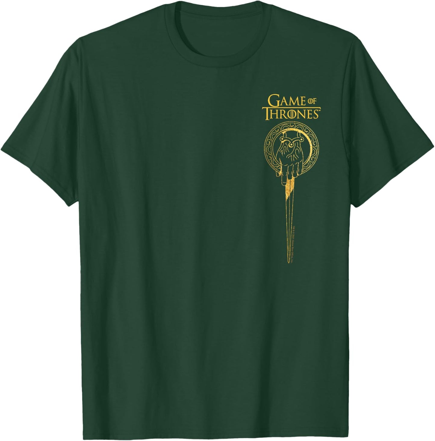 Game of Thrones Hand Crest Pocket Logo T-Shirt - T-Shirt | Forest
