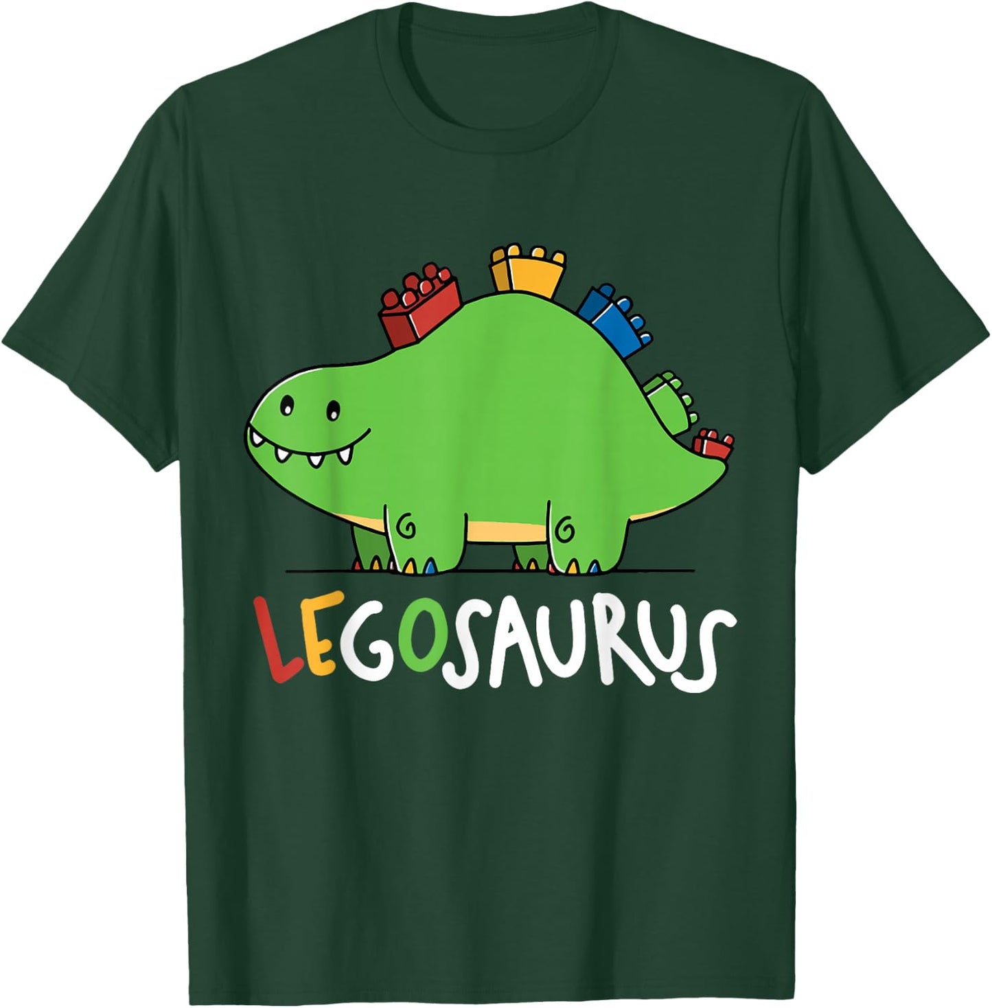 Legosaurus Legos Saurus T-Shirt - T-Shirt | Forest