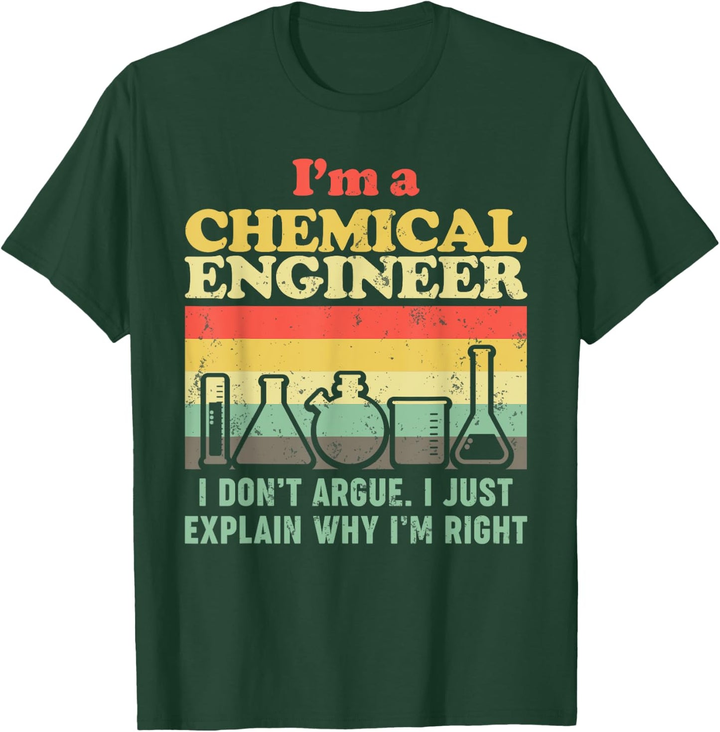 Chemical Engineer Chemical Teacher T-Shirt - T-Shirt | Forest