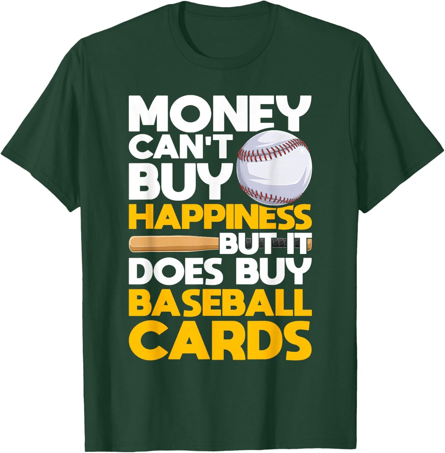 Sports Cards & Baseball Card Collector T-Shirt - T-Shirt | Forest