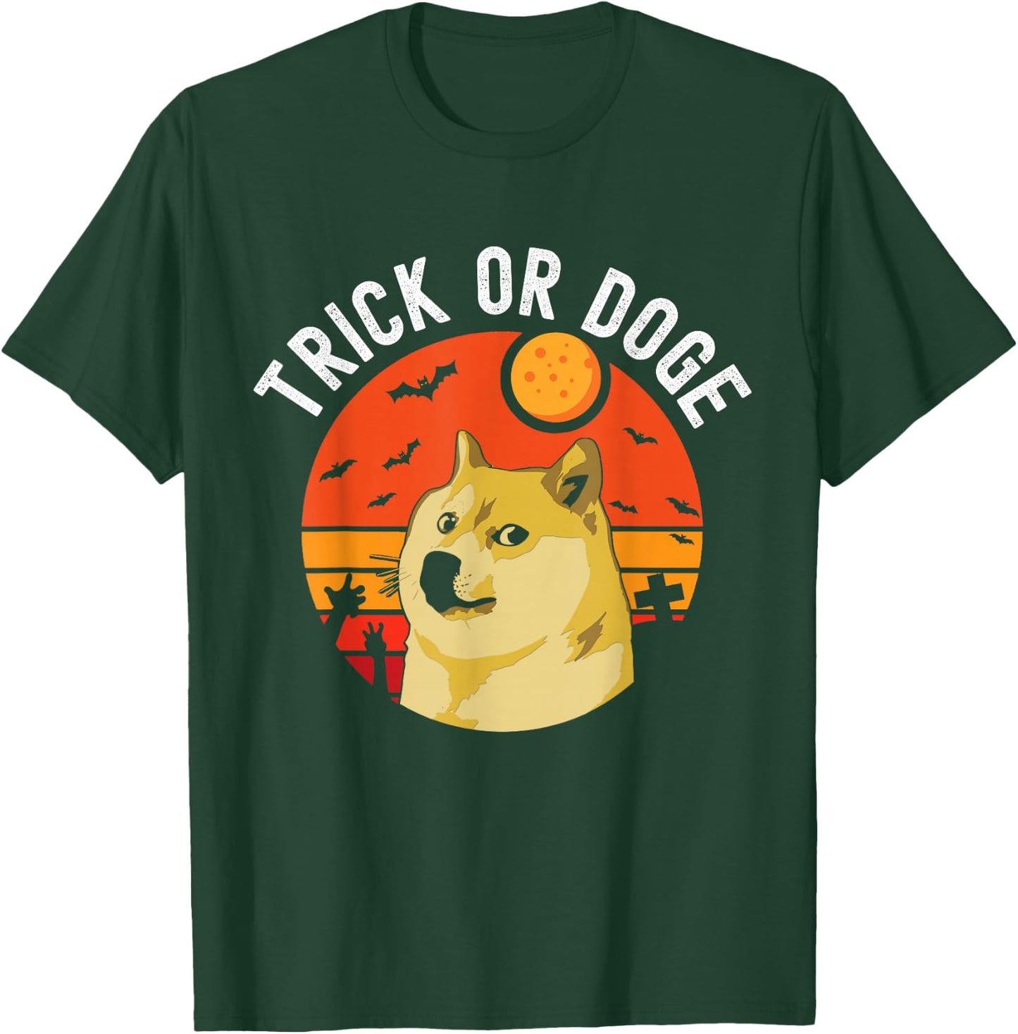 Halloween Doge Shirt Meme Costumes T-Shirt - T-Shirt | Forest
