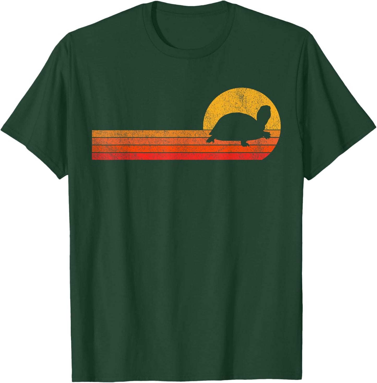 Tortoises Turtle Lover Funny Tortoise Retro T-Shirt - T-Shirt | Forest