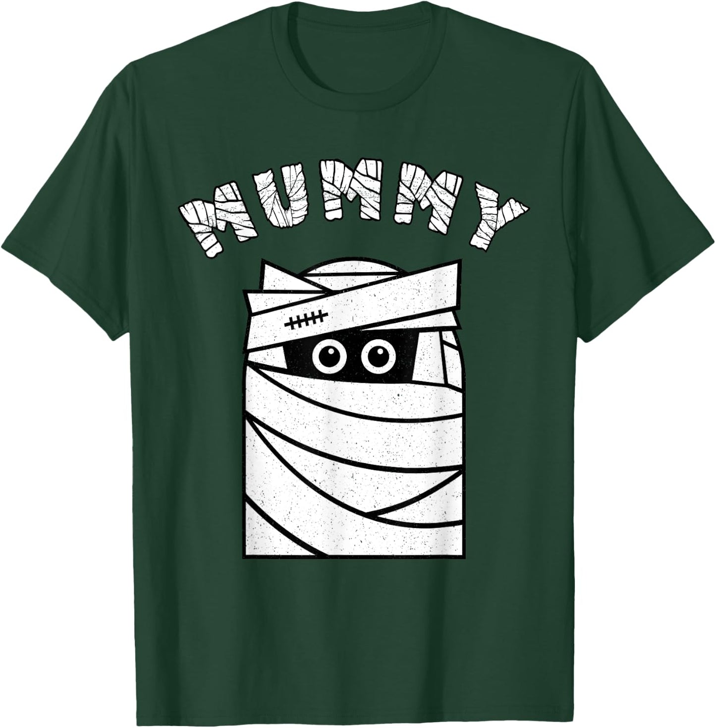 Mummy Ghost Costume Mom Halloween Decor Mummy Bandage T-Shirt - T-Shirt | Forest