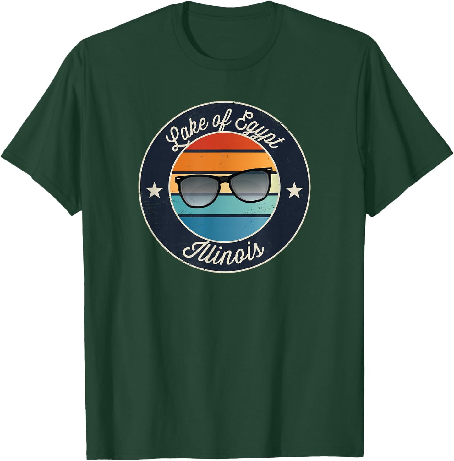 Lake of Egypt - Illinois Souvenir T-Shirt - T-Shirt | Forest