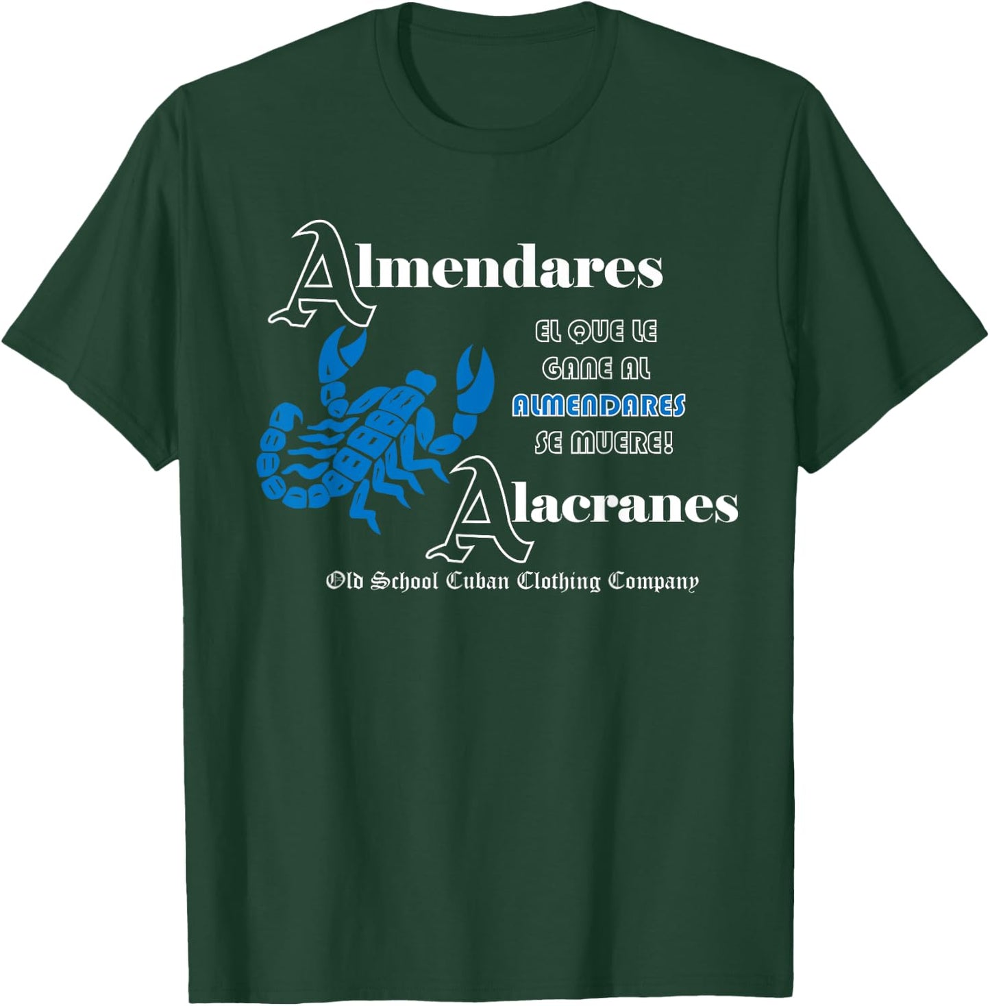 Almendares Alacranes Cuba Beisbol Old Cuban Baseball League T-Shirt - T-Shirt | Forest