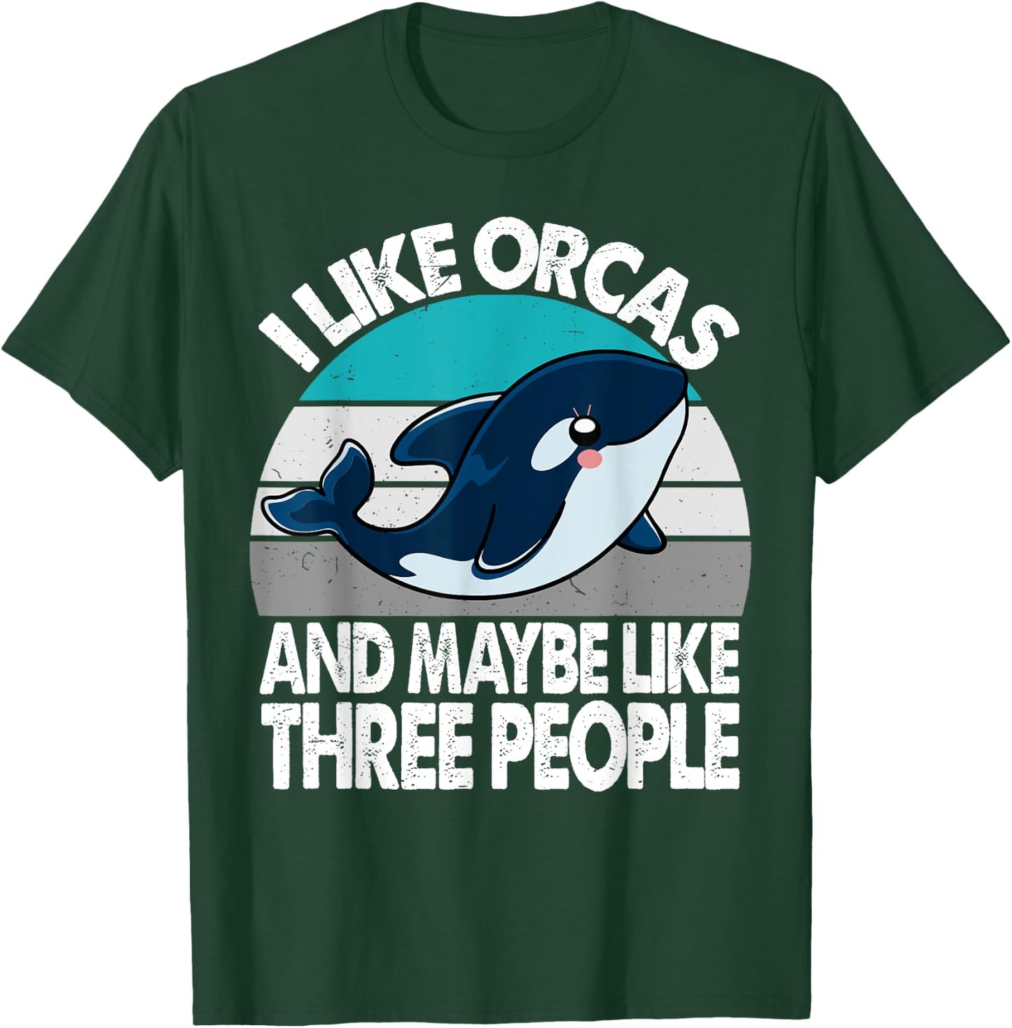 Seaworld Whale orca shirt like orcas and 3 people girl women T-Shirt - T-Shirt | Forest