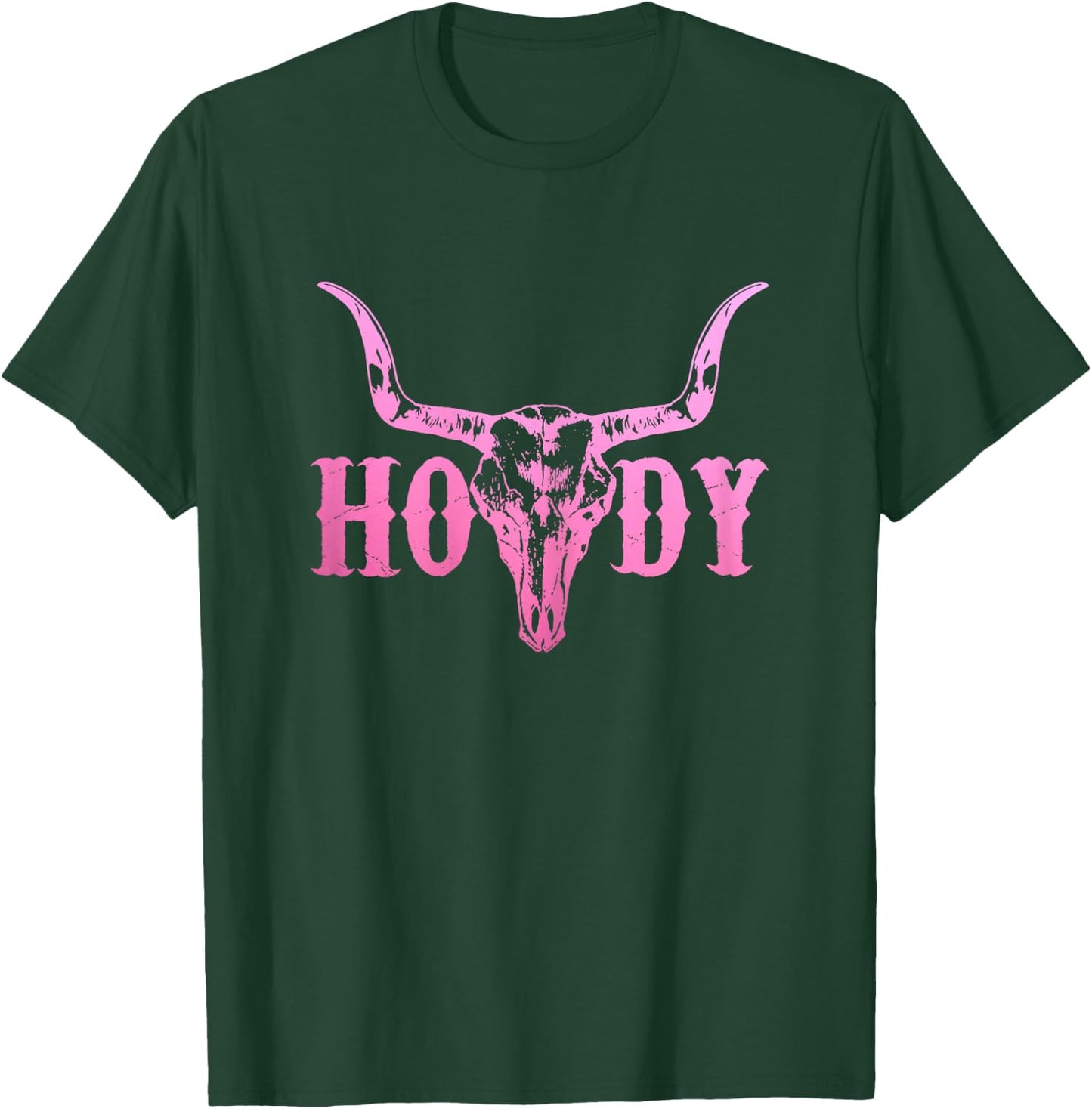 Howdy Cowboy Cowgirl Rodeo Horse Riding Texas Southern T-Shirt - T-Shirt | Forest