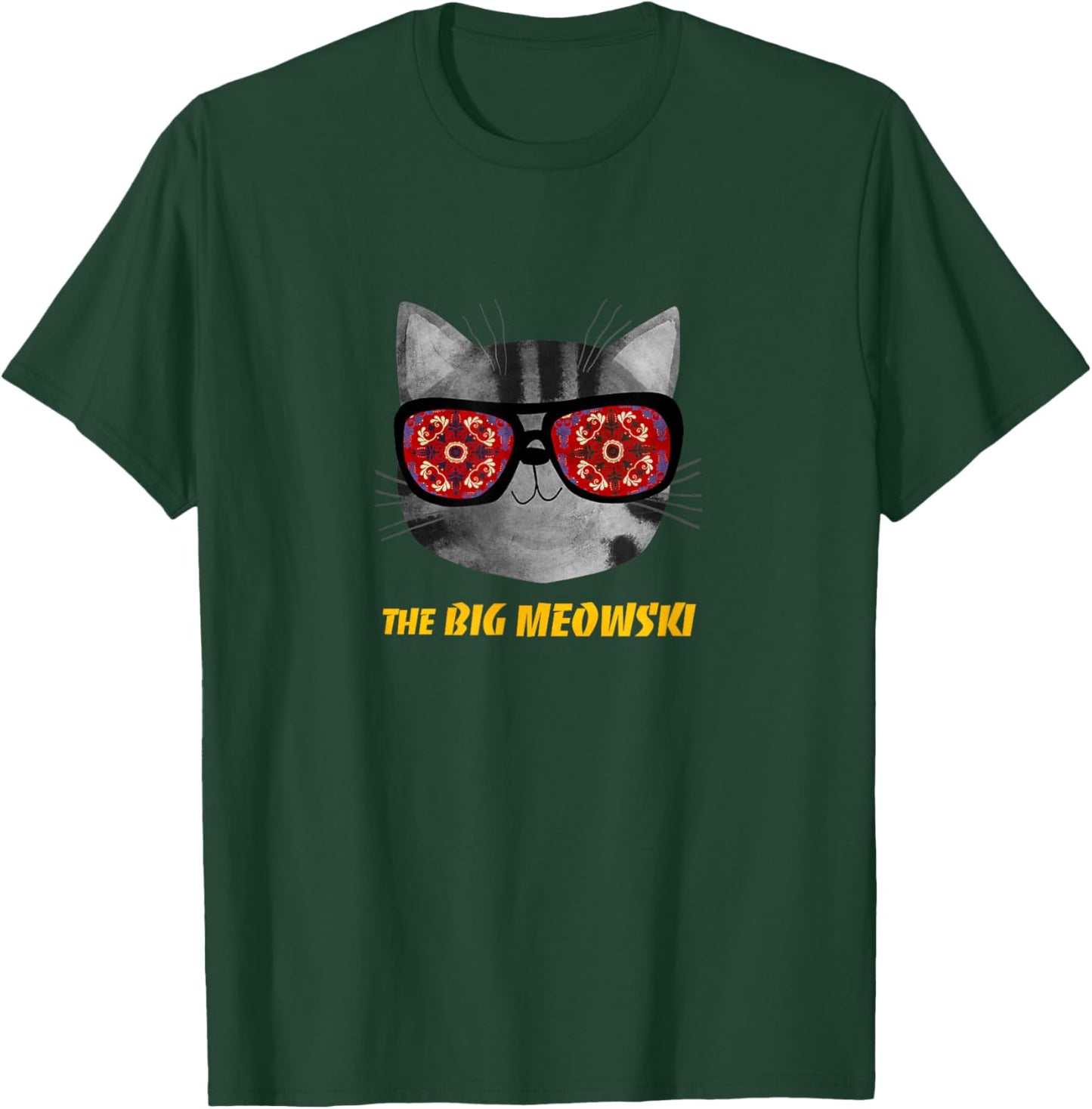 The Big MEOWski T-Shirt - T-Shirt | Forest