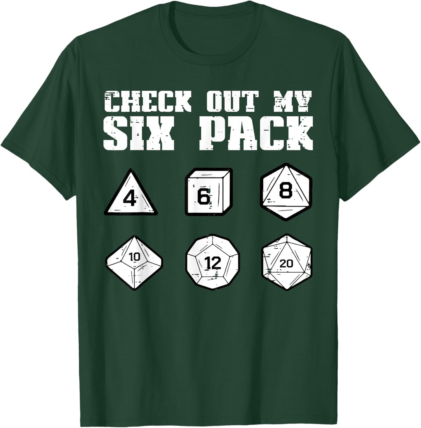 RPG Check Out My 6 Pack Funny Gamer Men Boys T-Shirt - T-Shirt | Forest