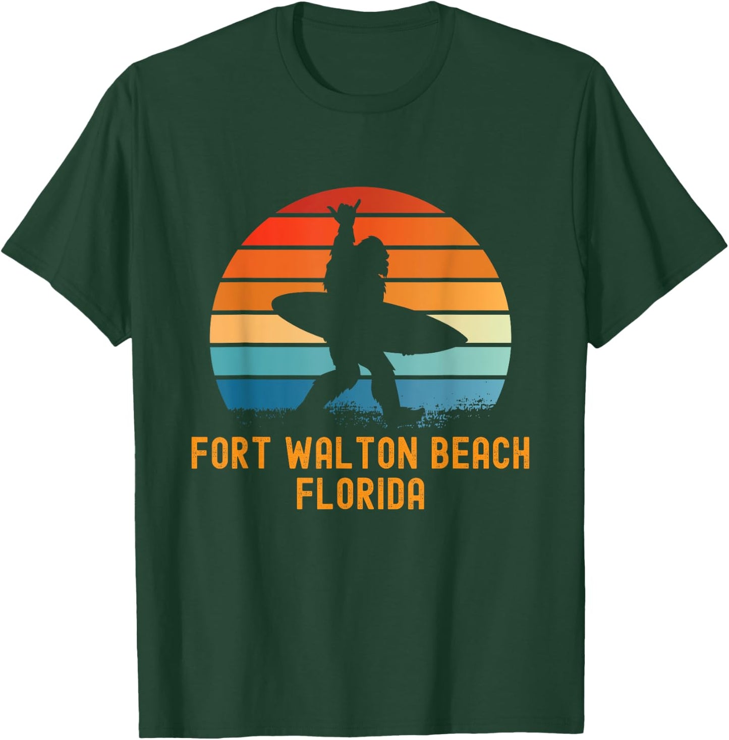 Fort Walton Beach - Florida Sasquatch Souvenir T-Shirt - T-Shirt | Forest