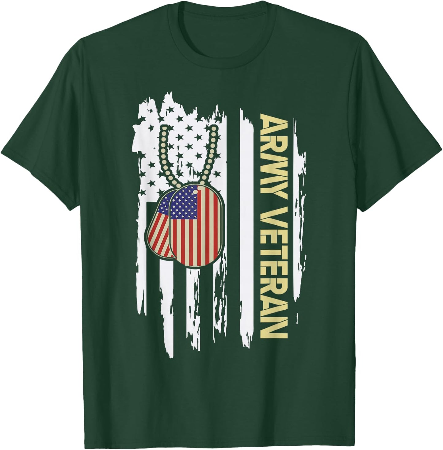 Army Veteran Veterans Day Veteran T-Shirt - T-Shirt | Forest