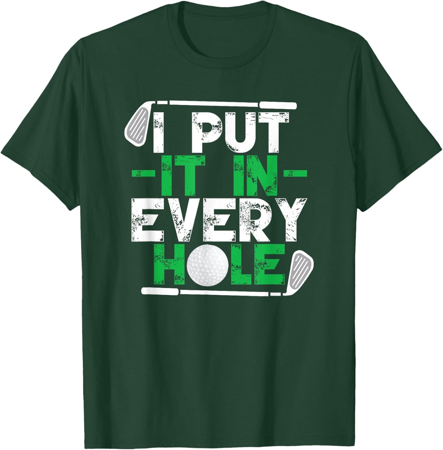 Golf Player Men Funny Golfing Golfer T-Shirt - T-Shirt | Forest
