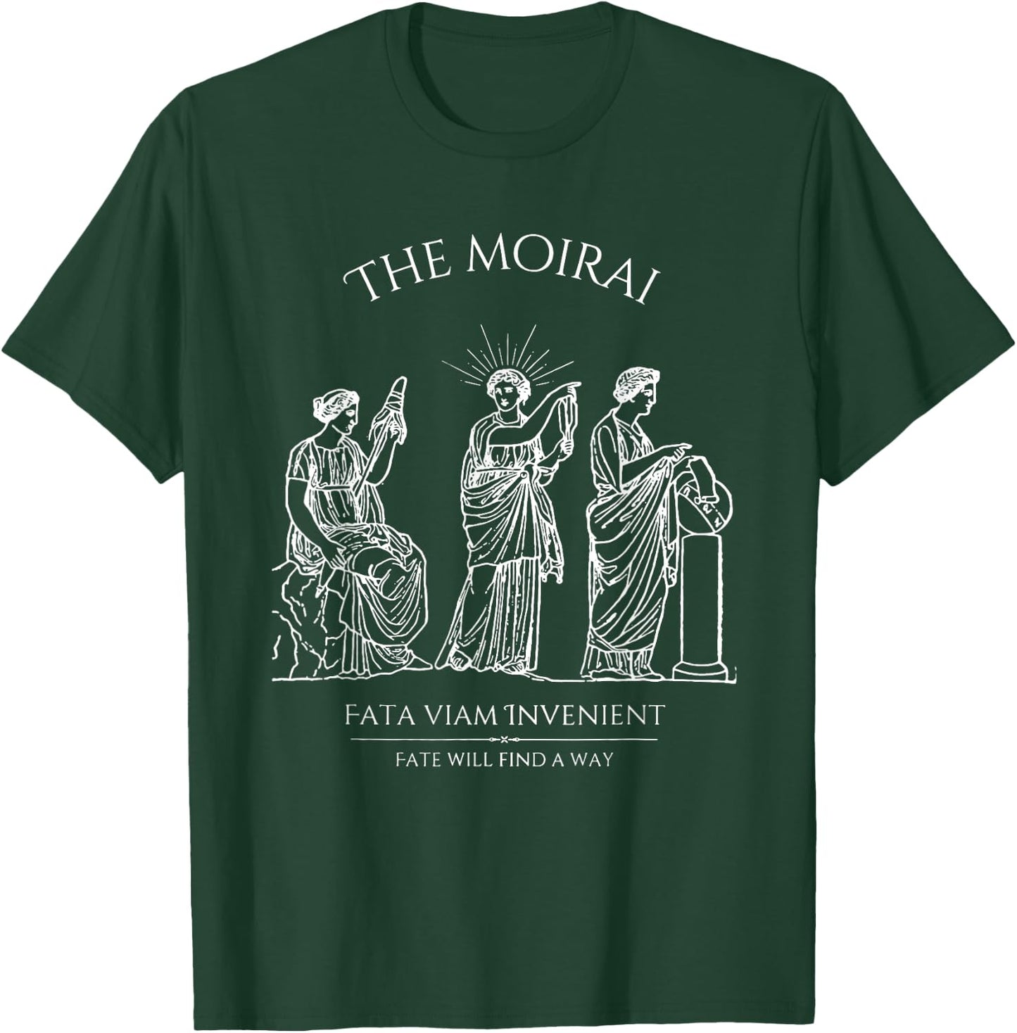 The Fates | Greek Mythology | Dark Academia | The Moirai T-Shirt - T-Shirt | Forest