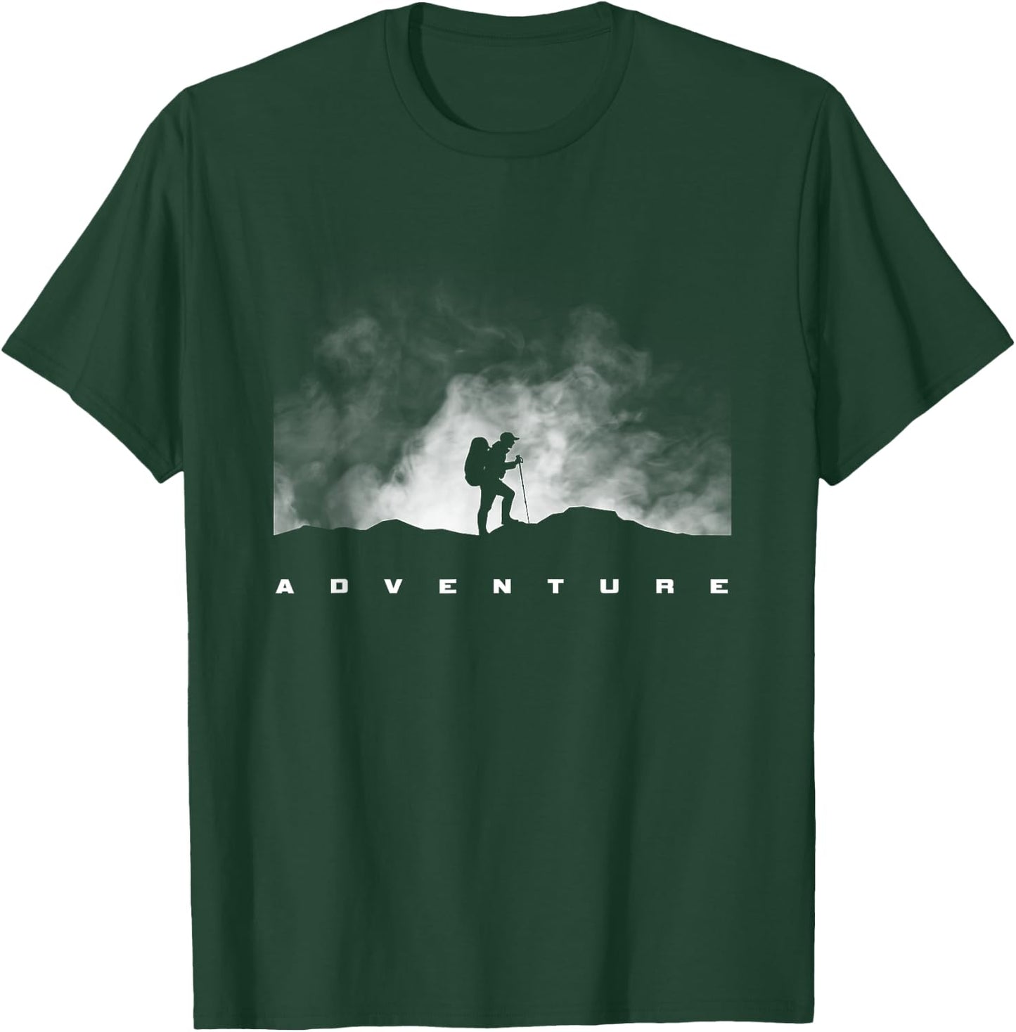 Hiking Apparel - Outdoor Camping Backpacking Hiking T-Shirt - T-Shirt | Forest